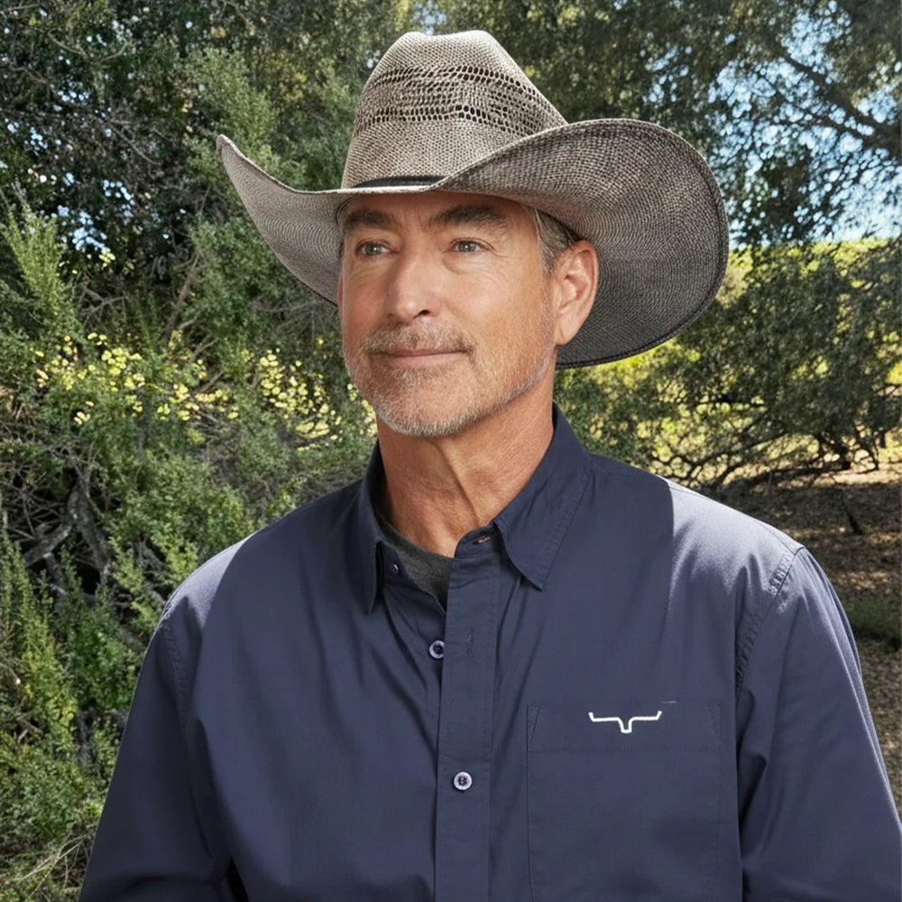 Moonwalk | Mens Bangora Straw Cowboy Hat
