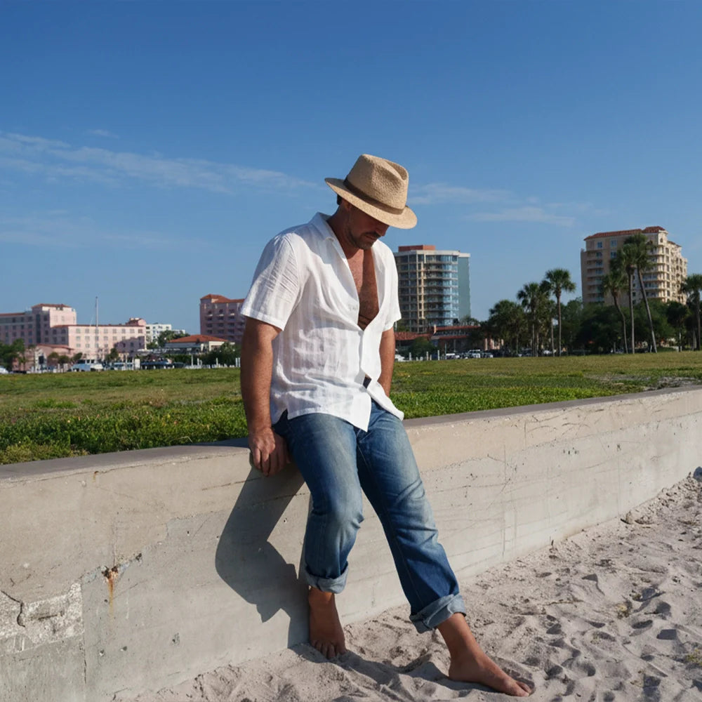 Palermo | Mens Straw Sun Hat