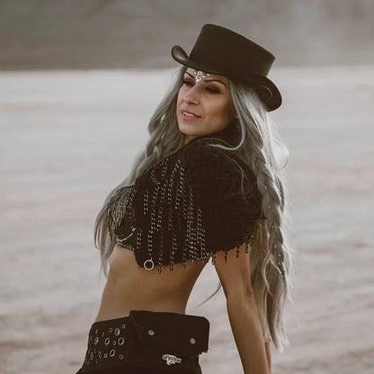 Rogue | Womens Black Breathable Mesh Top Hat
