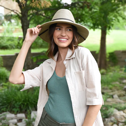 Smokey | Womens Nylon Outback Sun Hat with Mesh Sides
