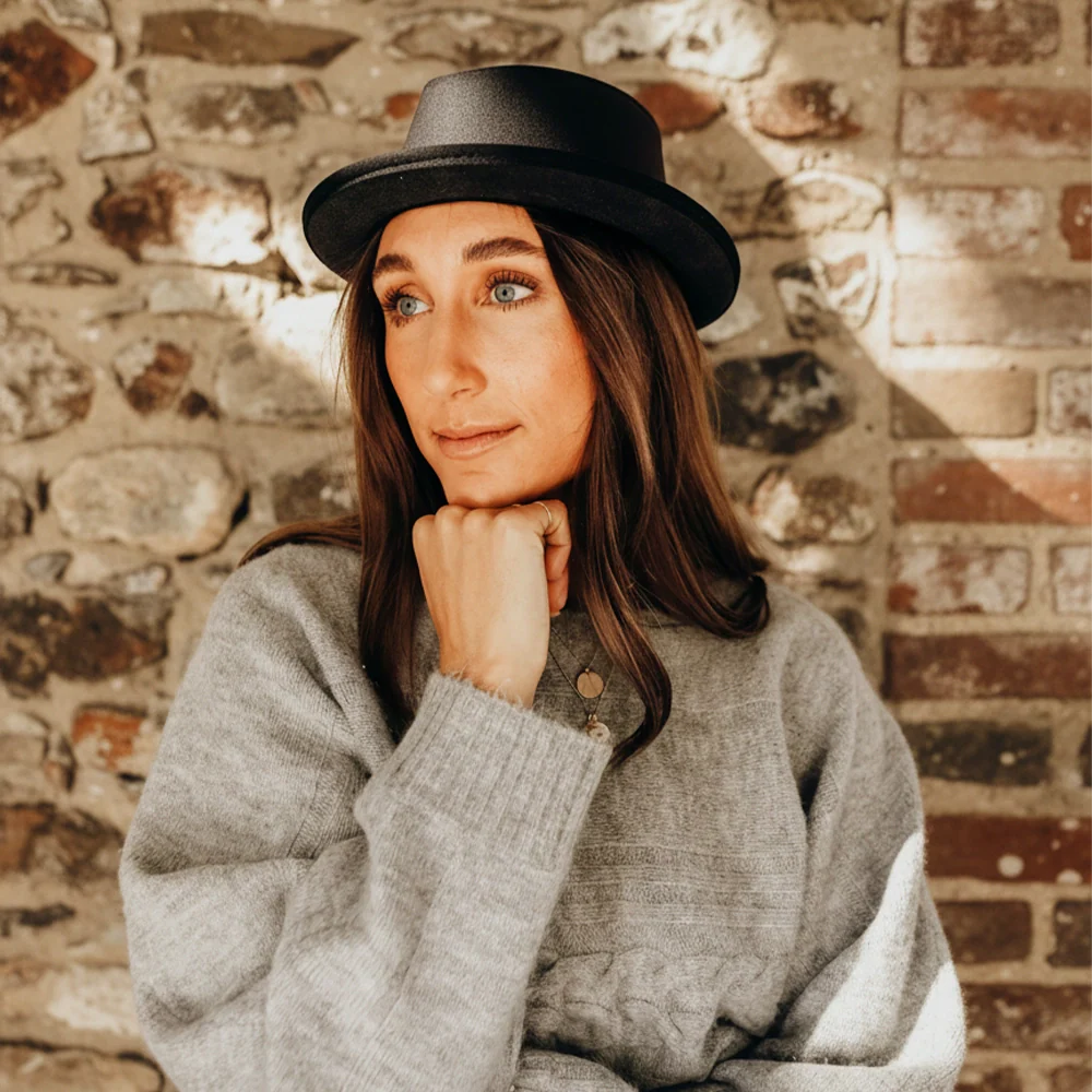 Soho | Womens Trilby Leather Fedora Hat