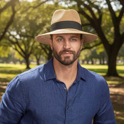 Afternoon | Mens Fedora Straw Hat