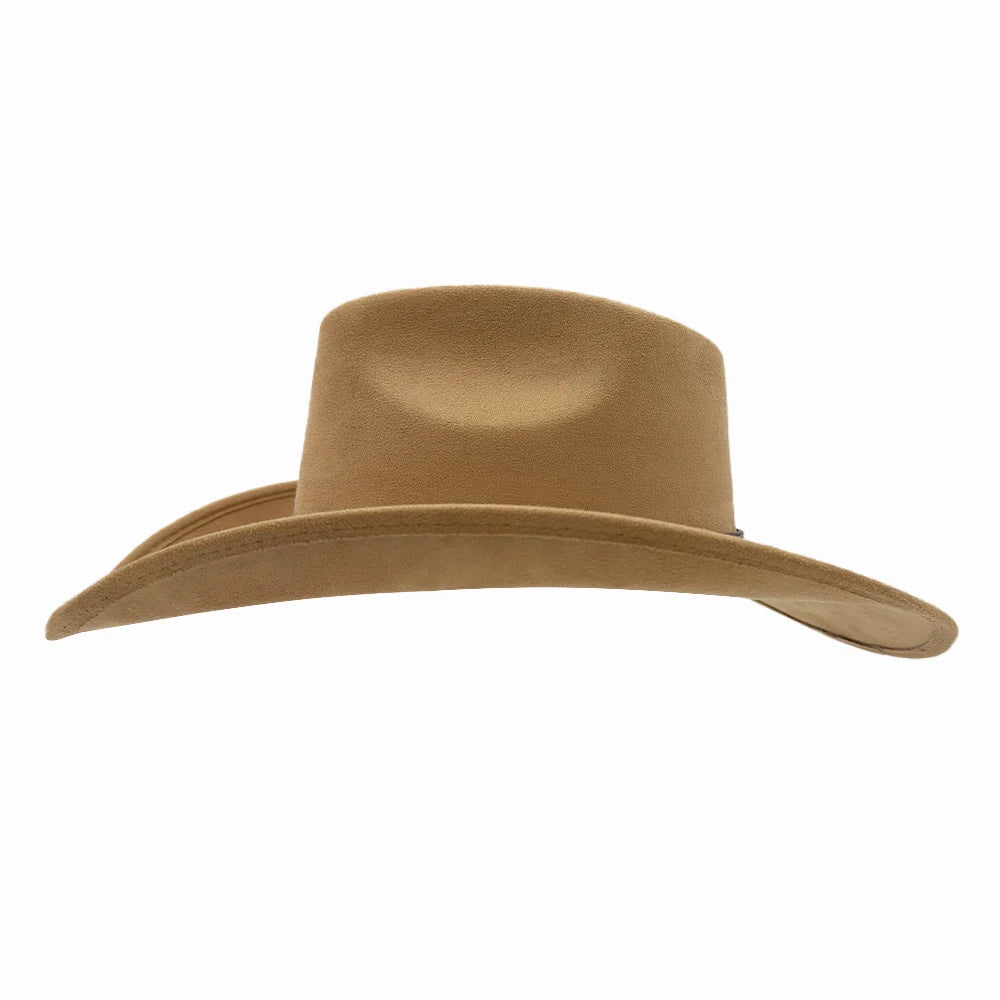 Ace High | Womens Suede Teardrop Crown Rancher Cowgirl Hat