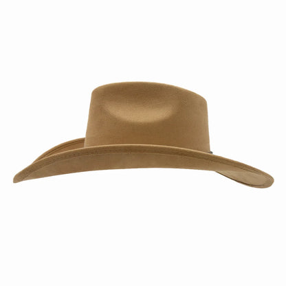Ace High | Womens Suede Teardrop Crown Rancher Cowgirl Hat