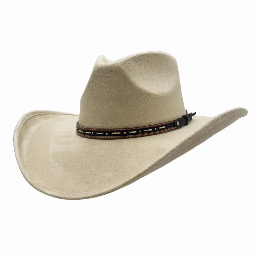 Ace High | Womens Suede Teardrop Crown Rancher Cowgirl Hat