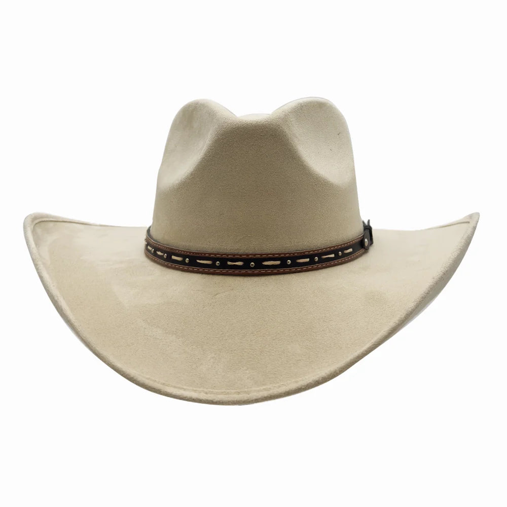 Ace High | Womens Suede Teardrop Crown Rancher Cowgirl Hat