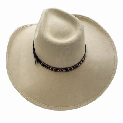 Ace High | Womens Suede Teardrop Crown Rancher Cowgirl Hat