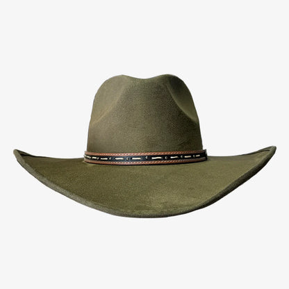 Ace High | Womens Suede Teardrop Crown Rancher Cowgirl Hat