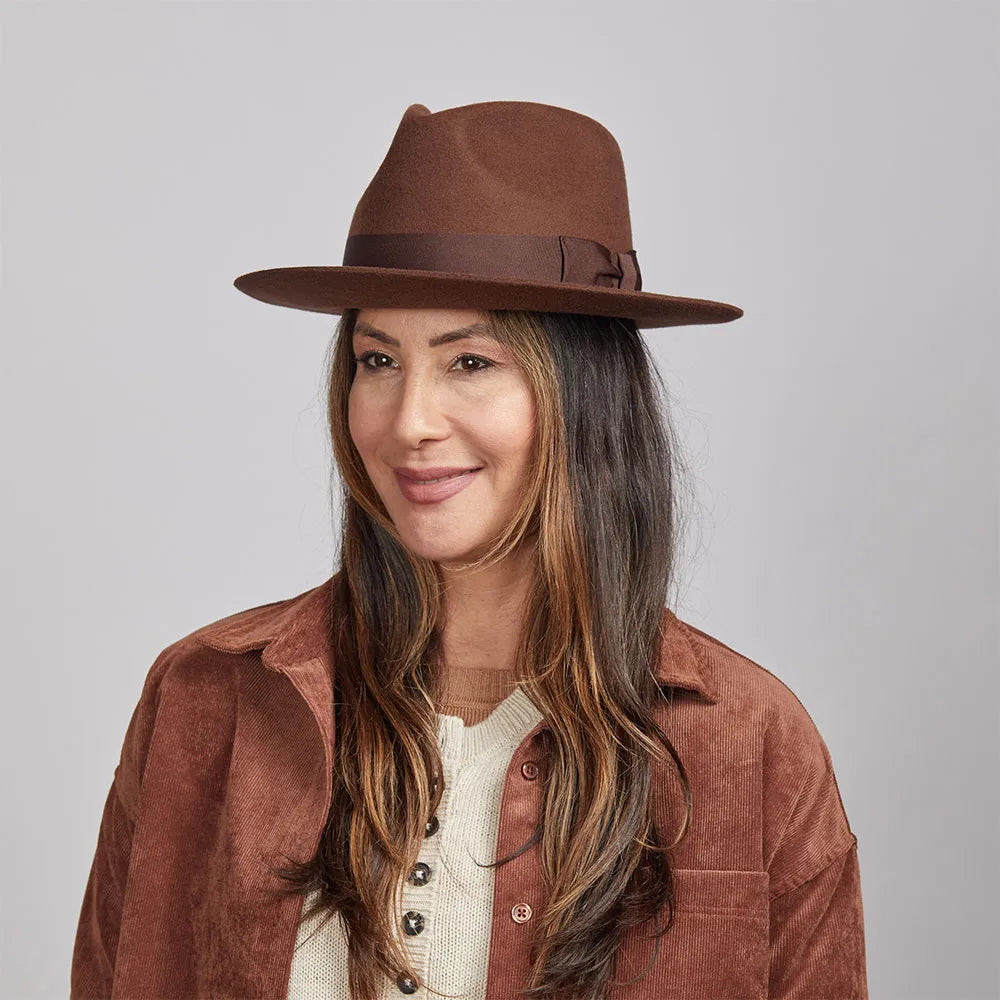 Adventure | Womens Felt Fedora Hat