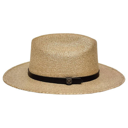 Amarillo Palm Tan Open Road Straw Sun Hat by American Hat Makers