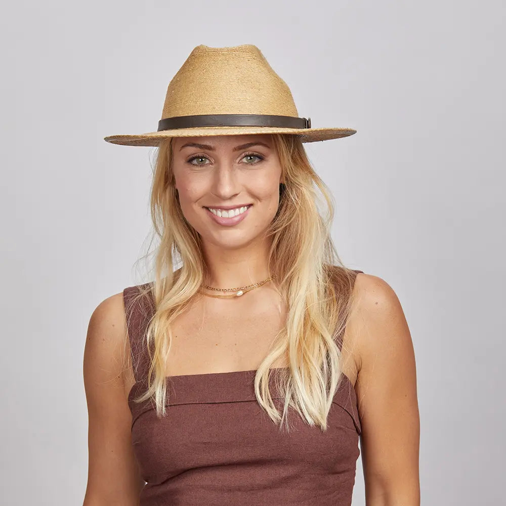 Amarillo | Womens Palm Straw Hat