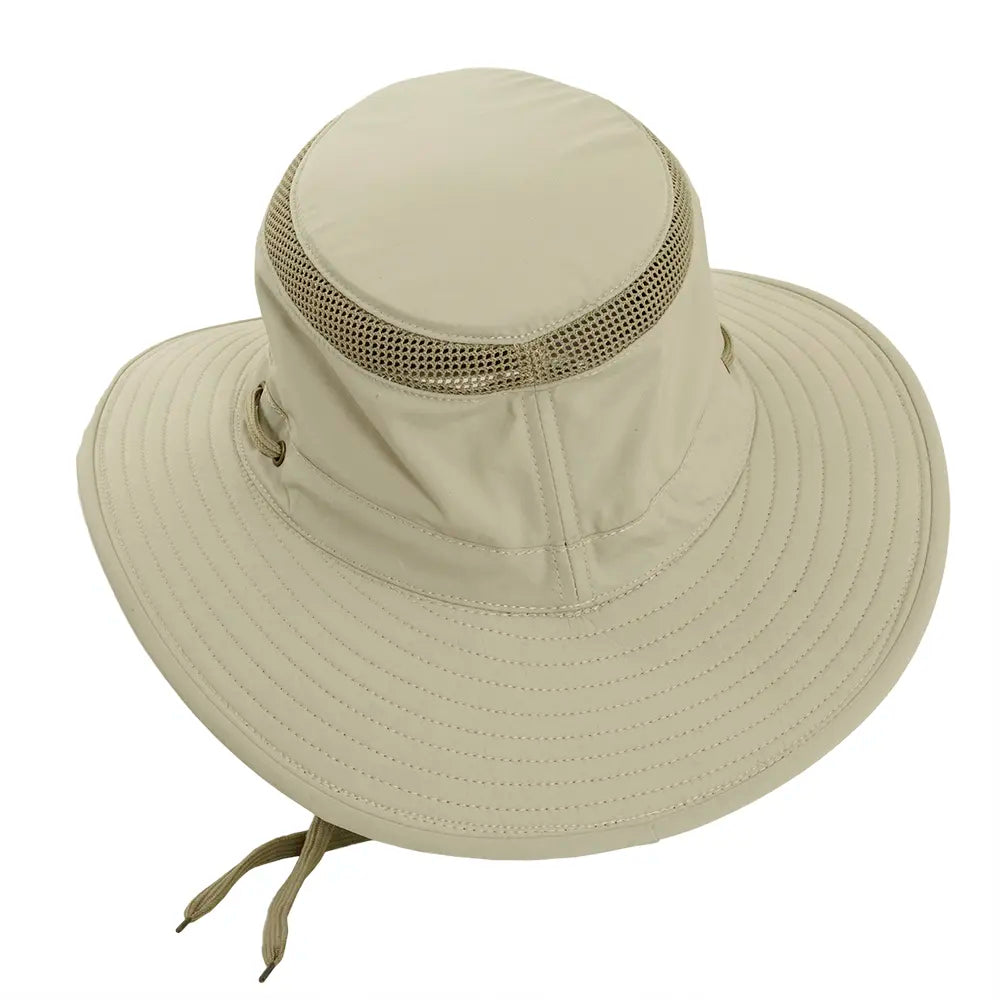 Angler Tan Sun Hat Top View