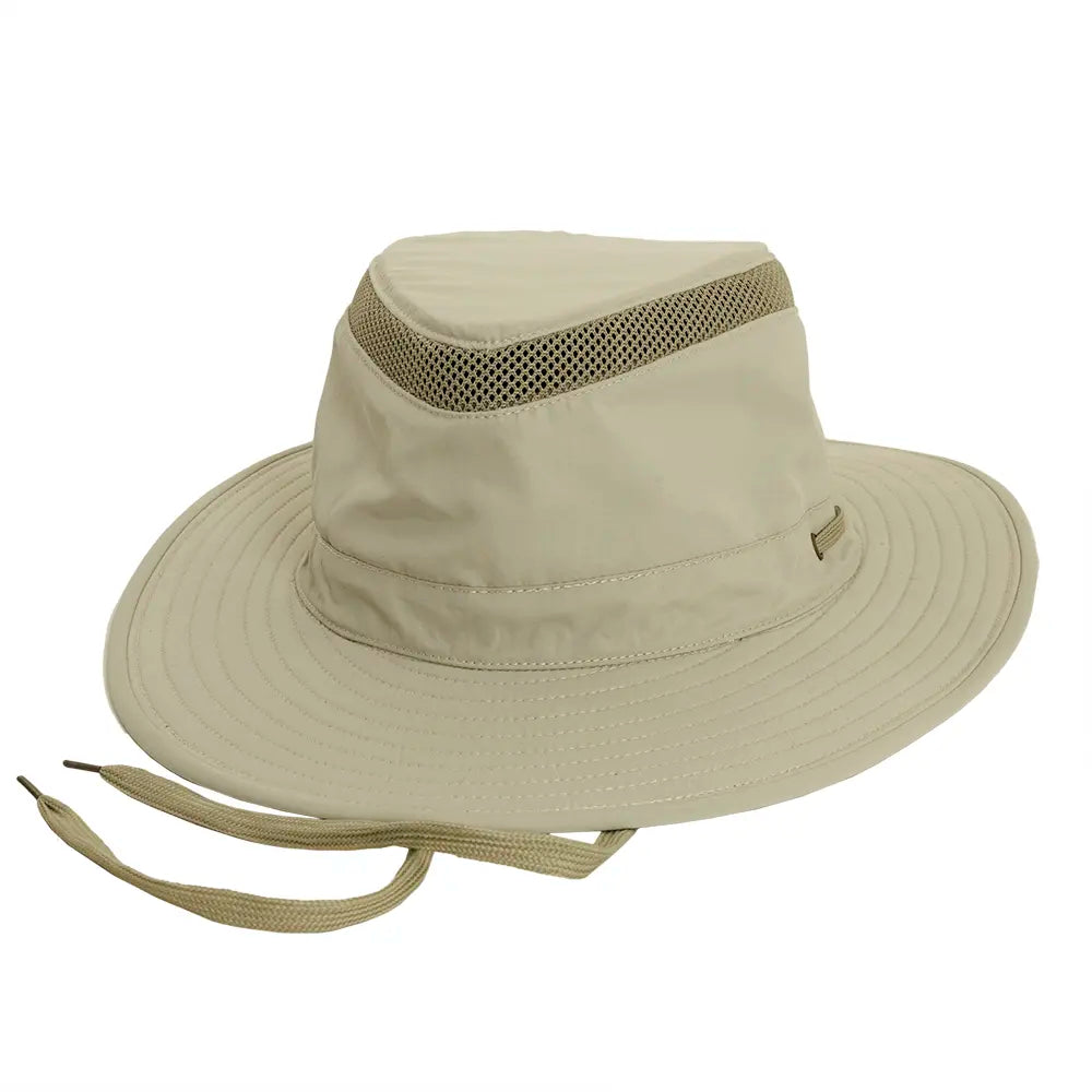 Angler Tan Sun Hat Front View