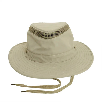 Angler Tan Sun Hat Front View