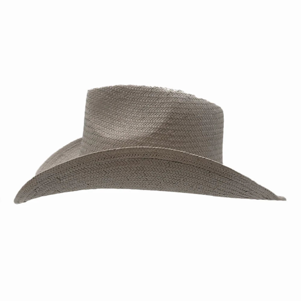 Avery | Womens Pinch Front Western Curled Straw Cowgirl Hat