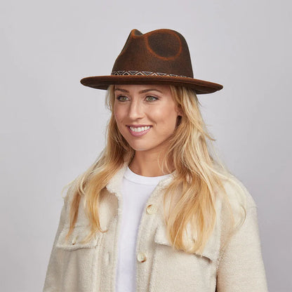 Backroad | Womens Felt Fedora Hat