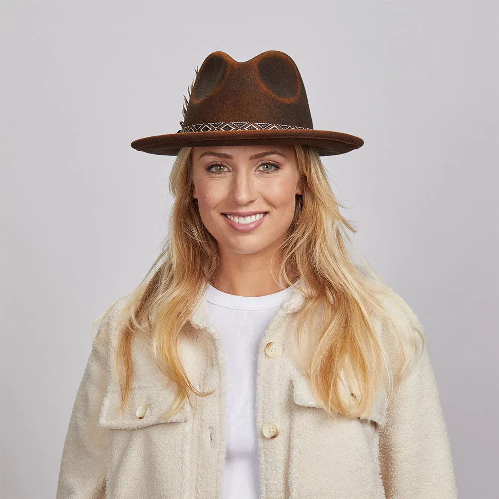 Backroad | Womens Felt Fedora Hat