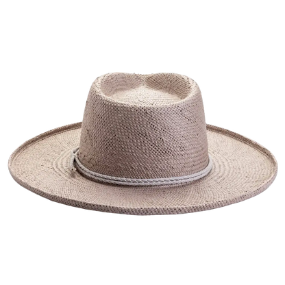 Bailey Grey Sun Straw Hat Front View