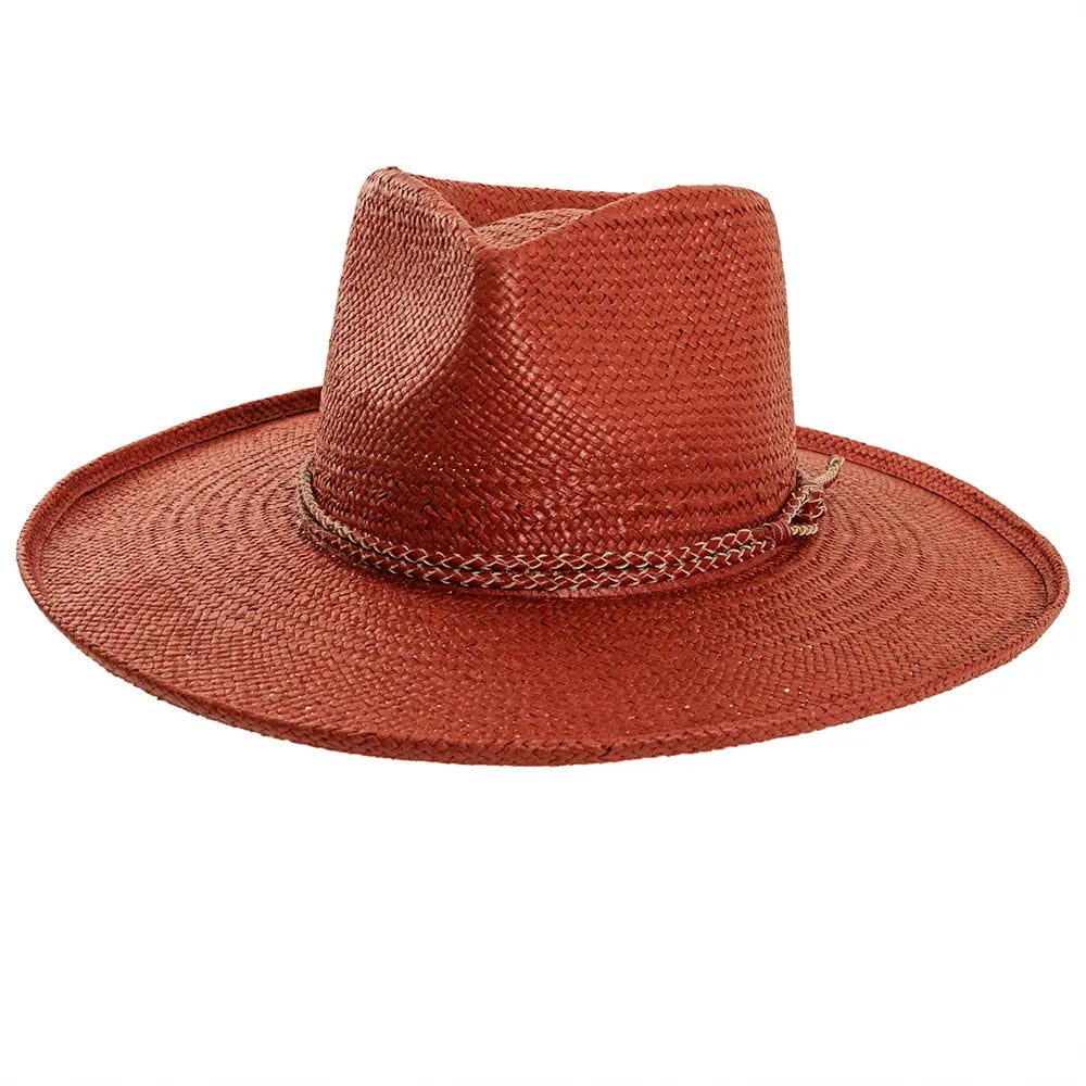 Bailey Red Sun Straw Hat Front View