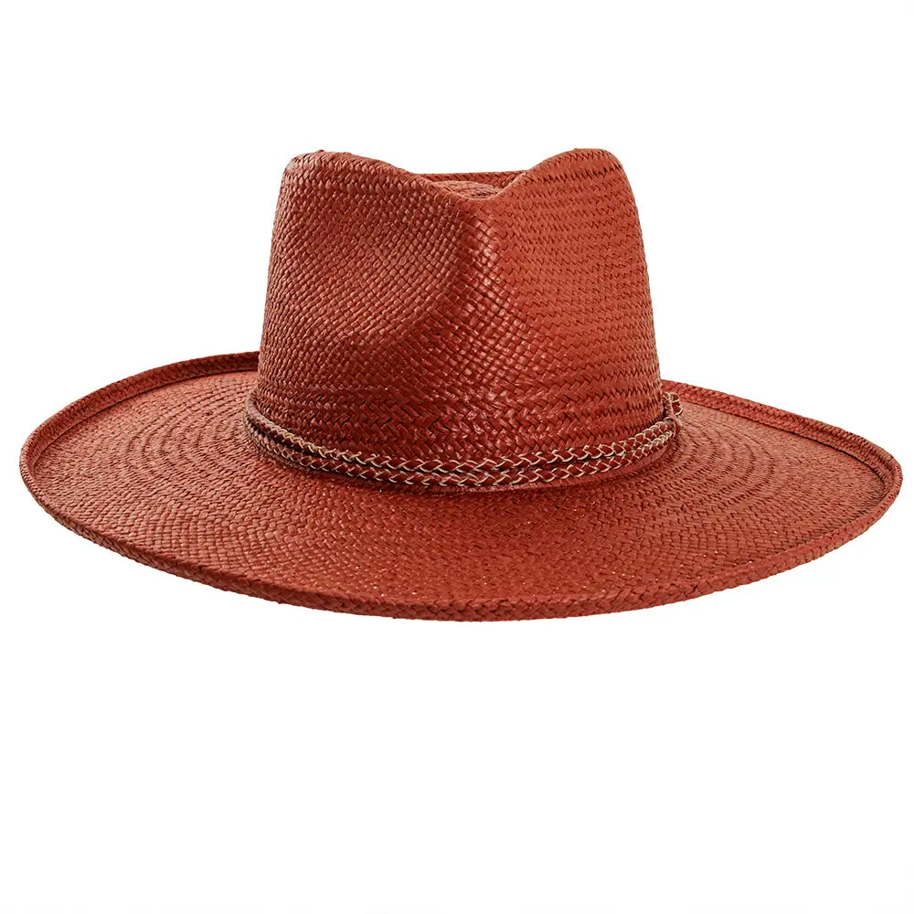 Bailey Red Sun Straw Hat Front View