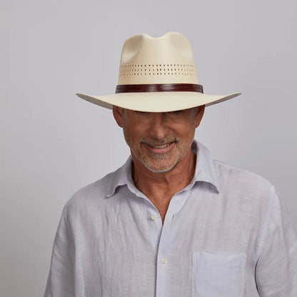 Barcelona | Mens Wide Brim Straw Sun Hat