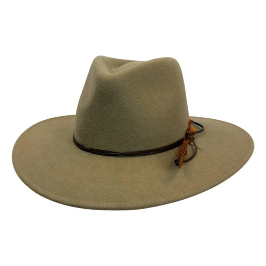 Base Camp | Womens Wool Felt Crushable Outback Hat