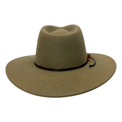 Base Camp | Womens Wool Felt Crushable Outback Hat
