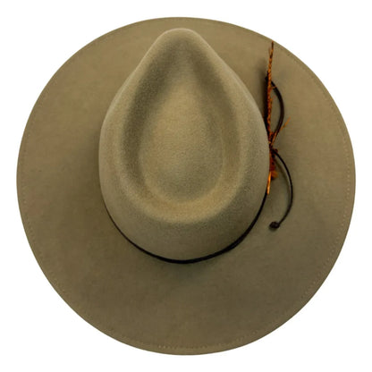 Base Camp | Womens Wool Felt Crushable Outback Hat