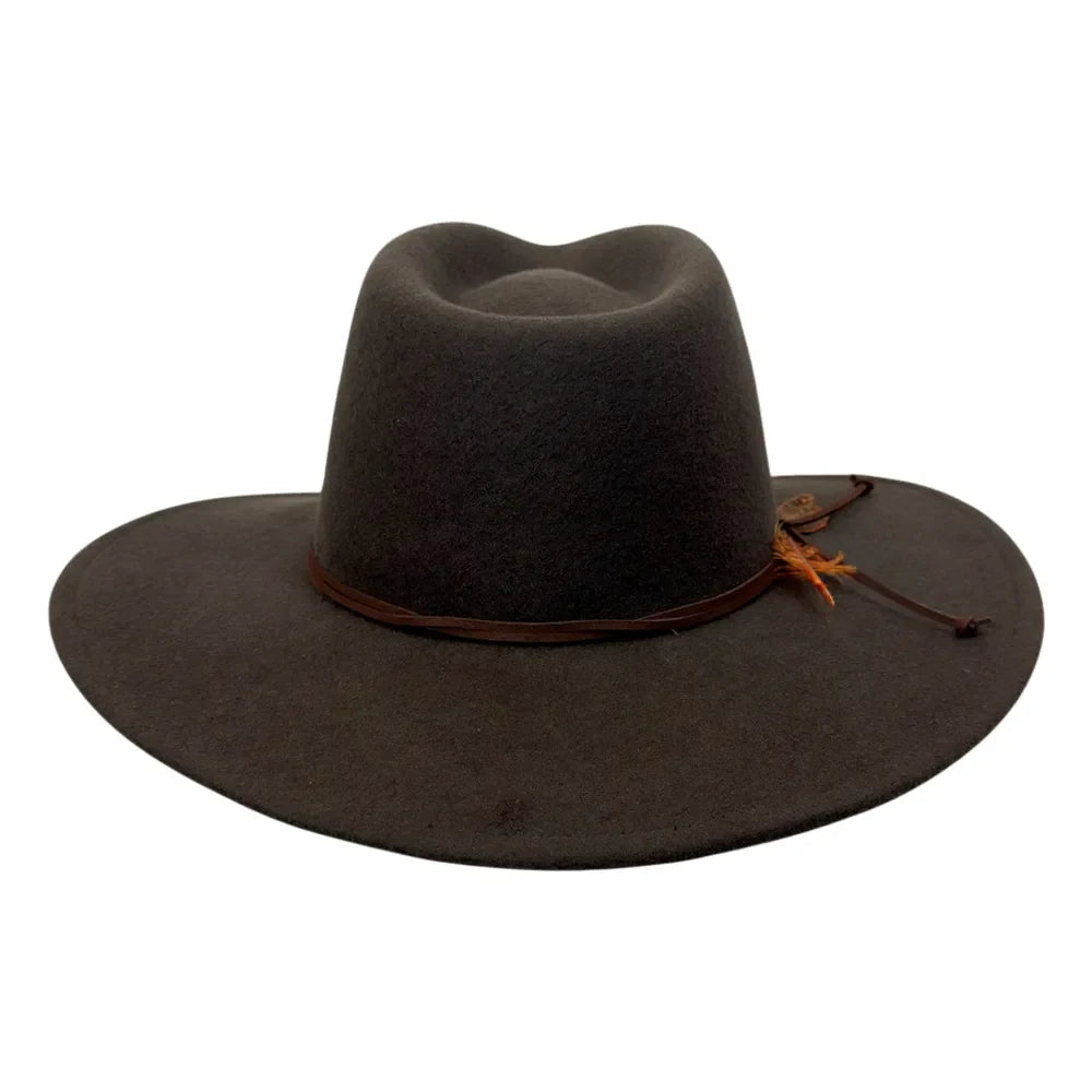Base Camp | Womens Wool Felt Crushable Outback Hat