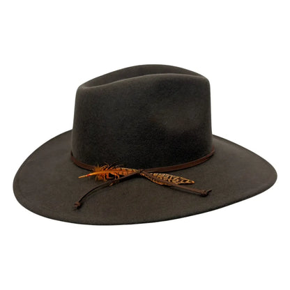Base Camp | Womens Wool Felt Crushable Outback Hat