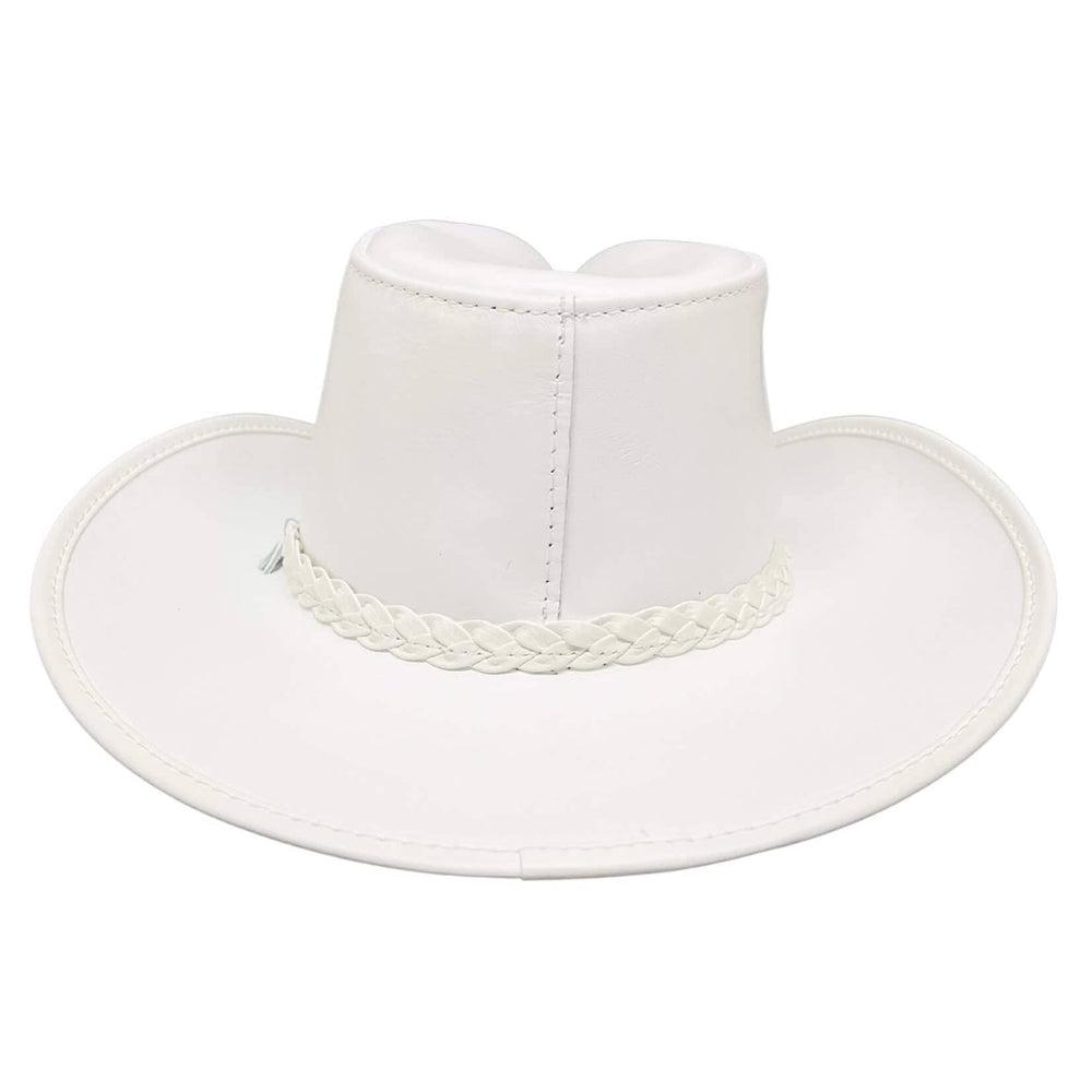 Blizzard White Leather Cowboy Hat by American Hat Makers