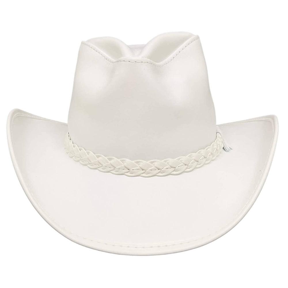 Blizzard White Leather Cowboy Hat by American Hat Makers