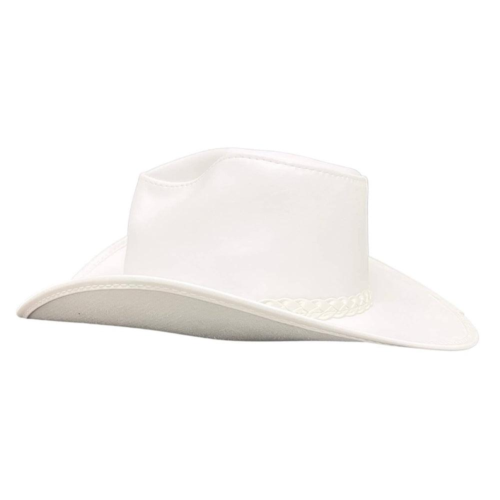 Blizzard White Leather Cowboy Hat by American Hat Makers