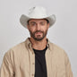 Blizzard | Mens White Leather Cowboy Hat