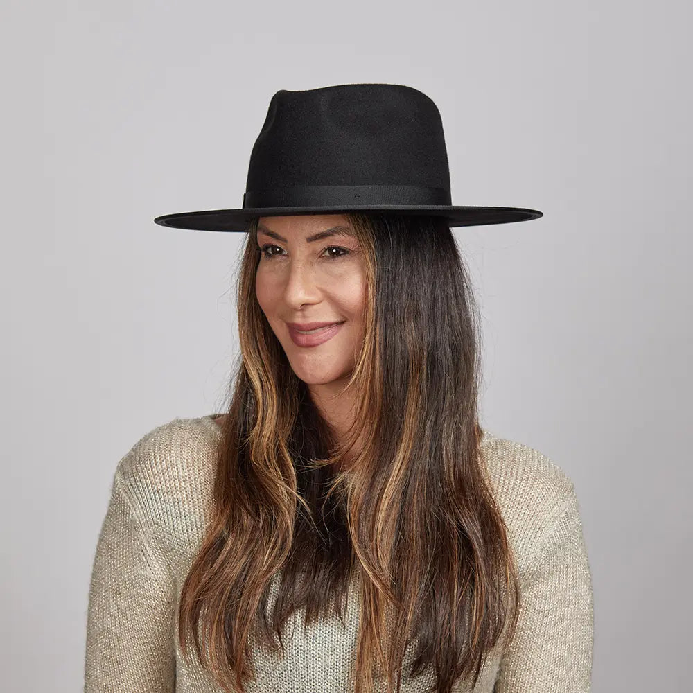 Bondi | Womens Wide Brim Felt Fedora Hat