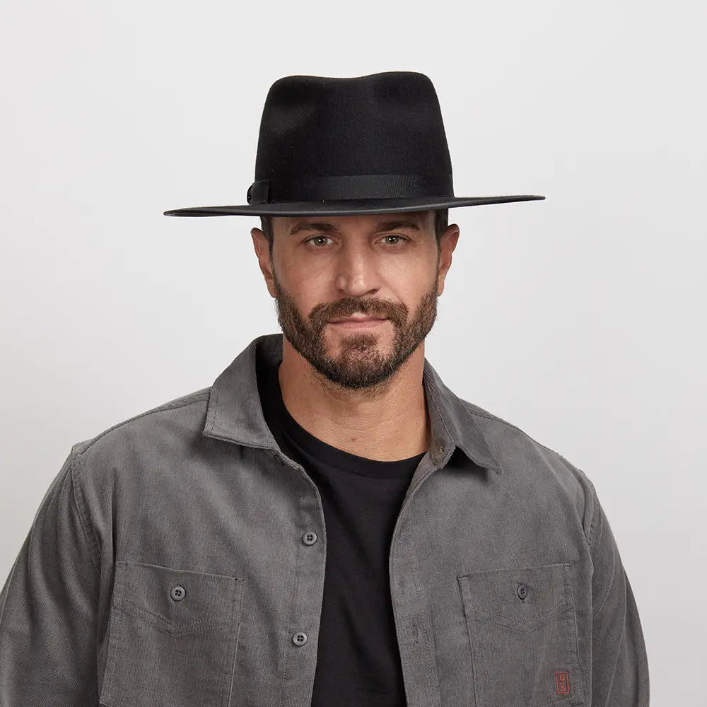 Bondi | Mens Wide Brim Felt Fedora Hat