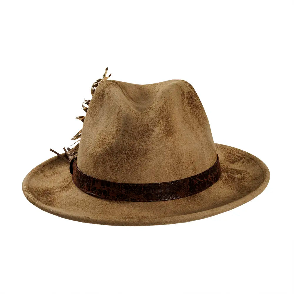 Bootlegger Felt Fedora  Front View