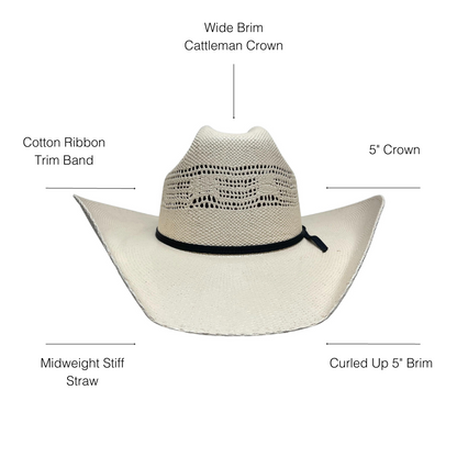 Bozeman Cream Mens Cowboy Hat