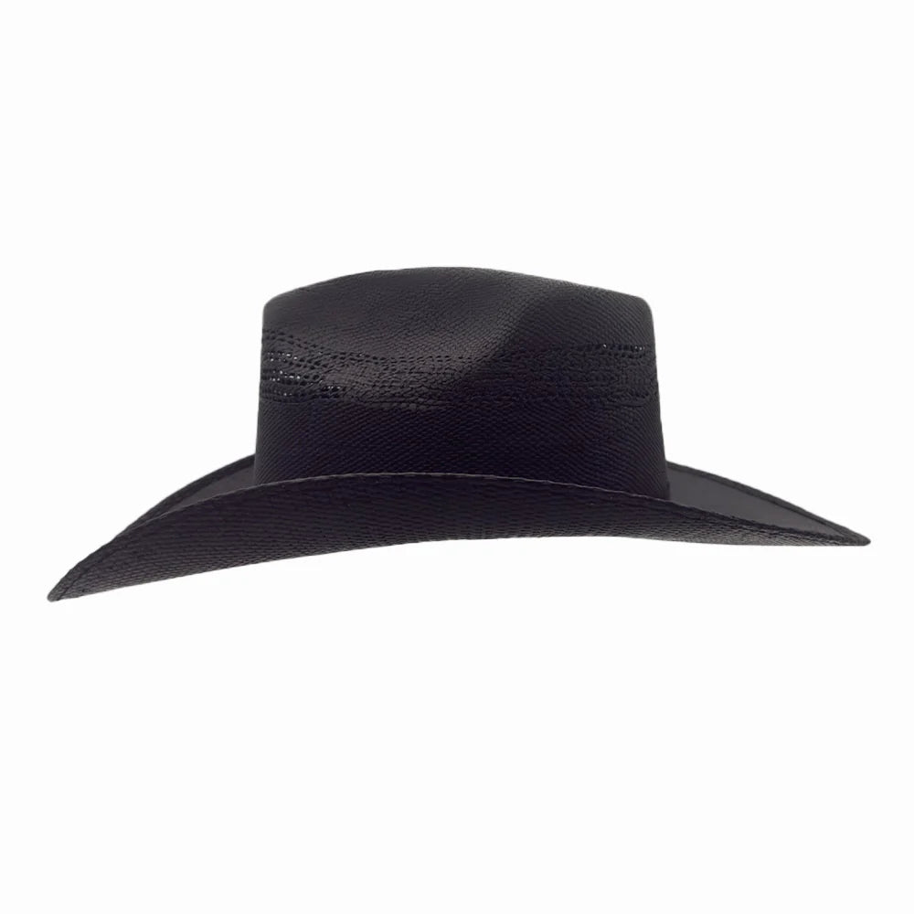 Brody | Womens Western Pinch Front Bangora Straw Cowgirl Hat