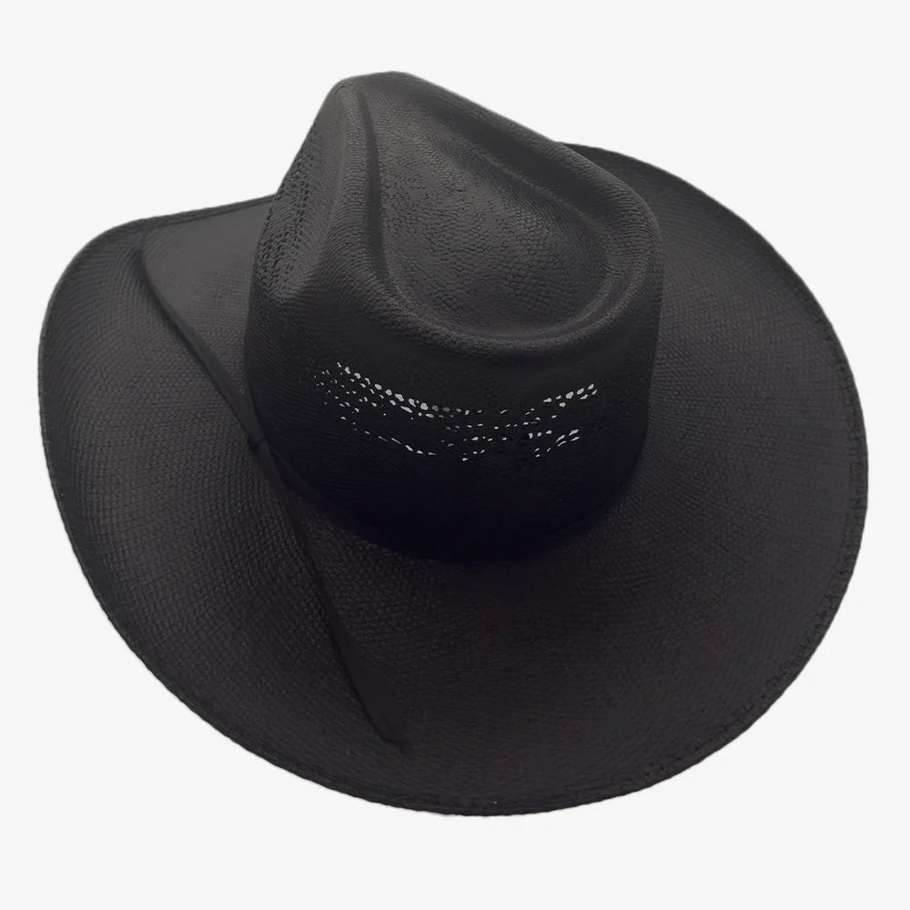 Brody | Womens Western Pinch Front Bangora Straw Cowgirl Hat