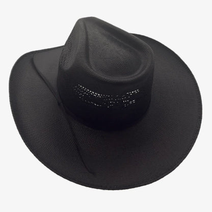 Brody | Womens Western Pinch Front Bangora Straw Cowgirl Hat