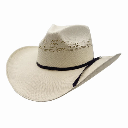 Brody | Womens Western Pinch Front Bangora Straw Cowgirl Hat