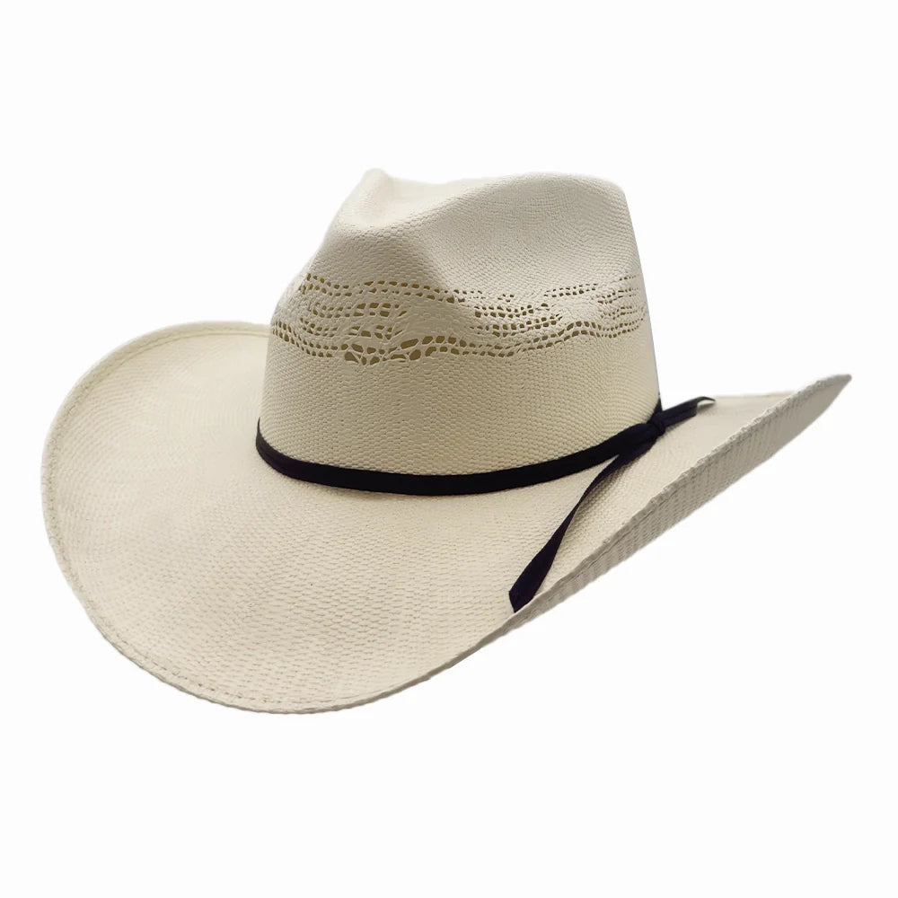 Brody | Mens Western Pinch Front Bangora Straw Cowboy Hat