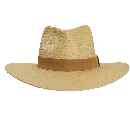 Cadence Sun Straw Hat Front View