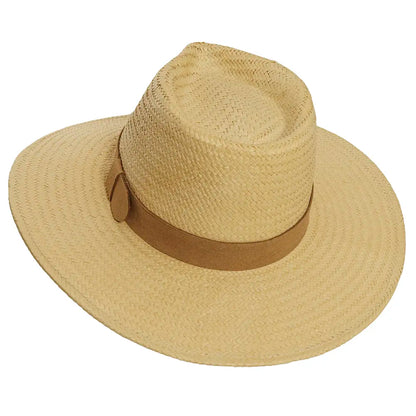 Cadence Sun Straw Hat Angled View