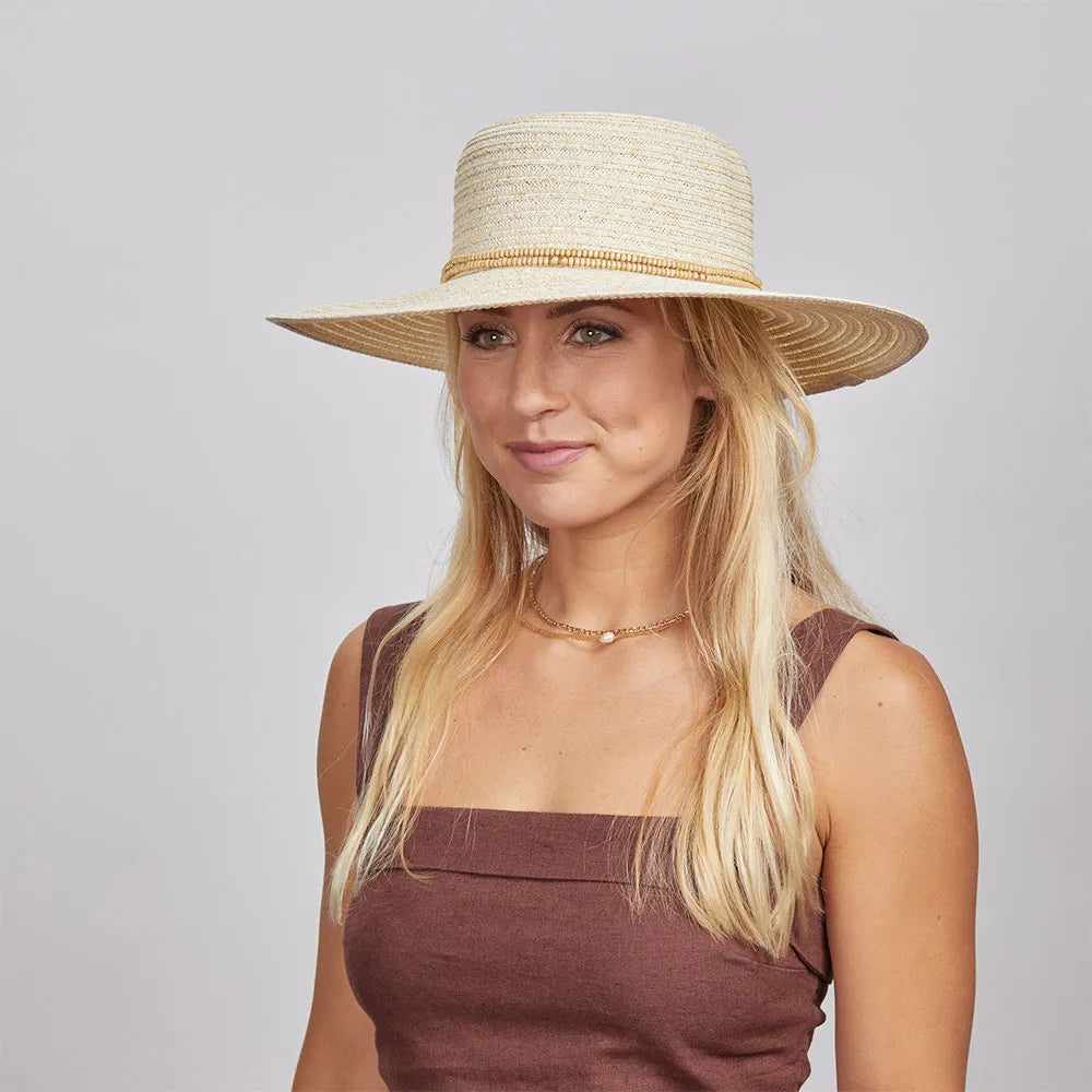 Capri | Womens Wide Brim Straw Sun Hat