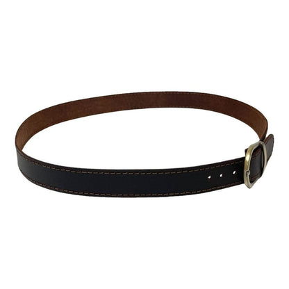 Carriage Brown Leather Band with buckle by American Hat Makers