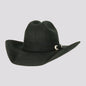 black cattleman cowboy hat angled shot

