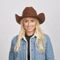 Cattleman Chocolate | Womens Felt Brown Cowgirl Hat