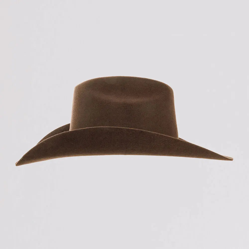 Cattleman Chocolate | Womens Felt Brown Cowgirl Hat